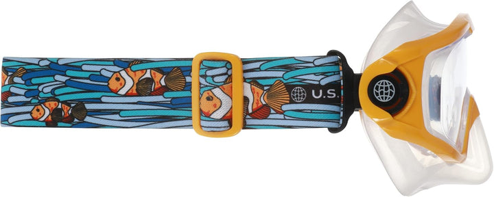 US Divers | Schnorchel Combo Avila für Kinder ab 6+ | Maske und Schnorchel BLACK BLUE, BLACK BLUE
