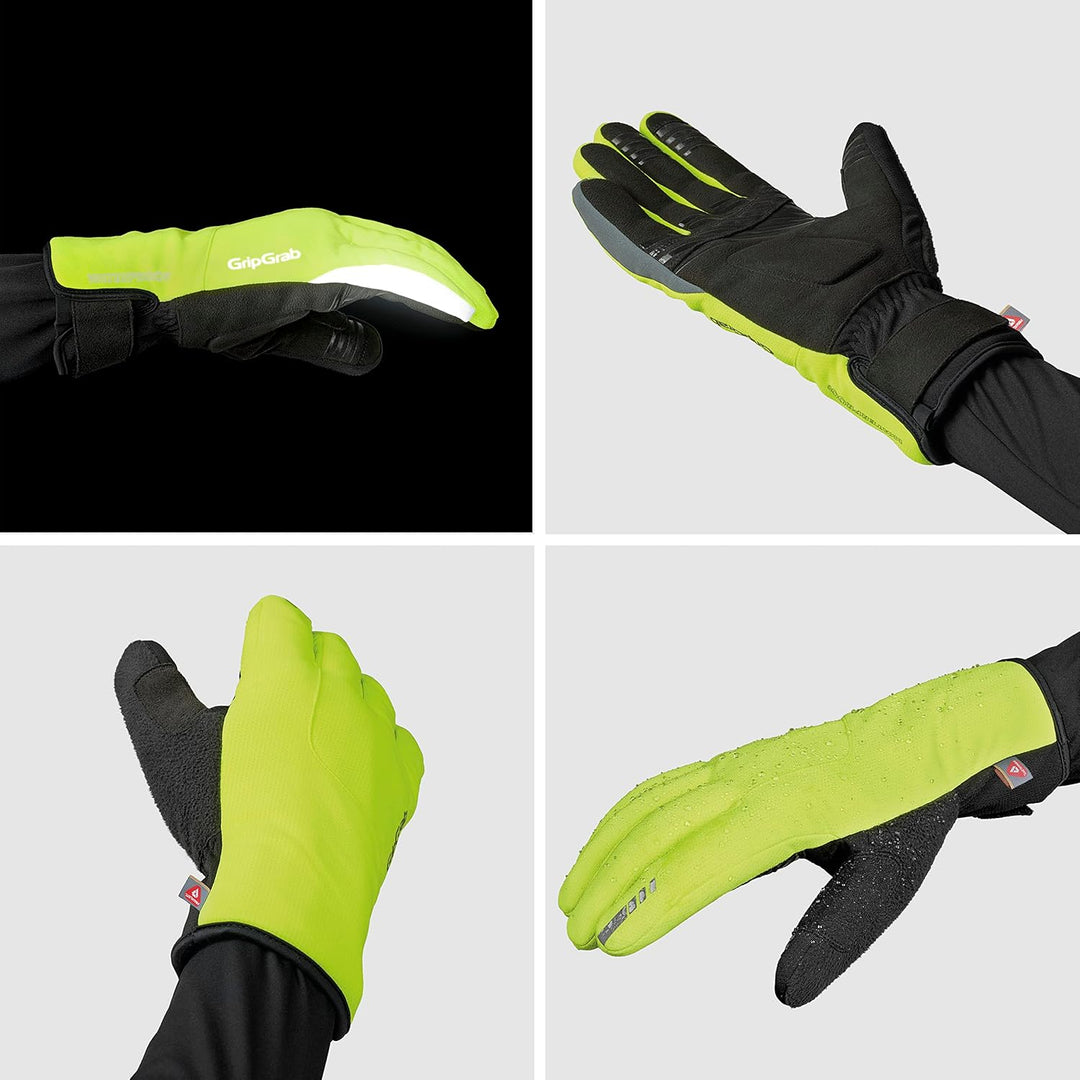 GripGrab Polaris 2 wasserdichte Winter Fahrradhandschuhe Primaloft Gefüttert Regenschutz Radsport Ha