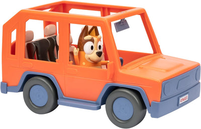 BlueY Heeler-Familienwagen; Ausflug mit Familie Heeler; enthält bewegliche Chilli-Figur; mit offenem