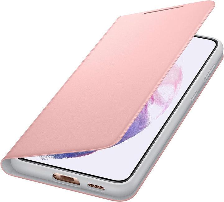 Samsung LED View Smartphone Cover EF-NG996 für Galaxy S21+ 5G Handy-Hülle, LED-Anzeige, Kartenhalter