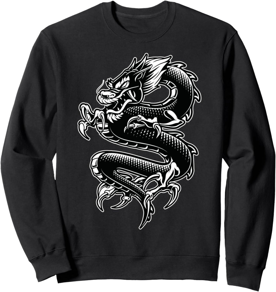 Chinesischer Dragon Japanische Kunst Tokyo Drache Sweatshirt