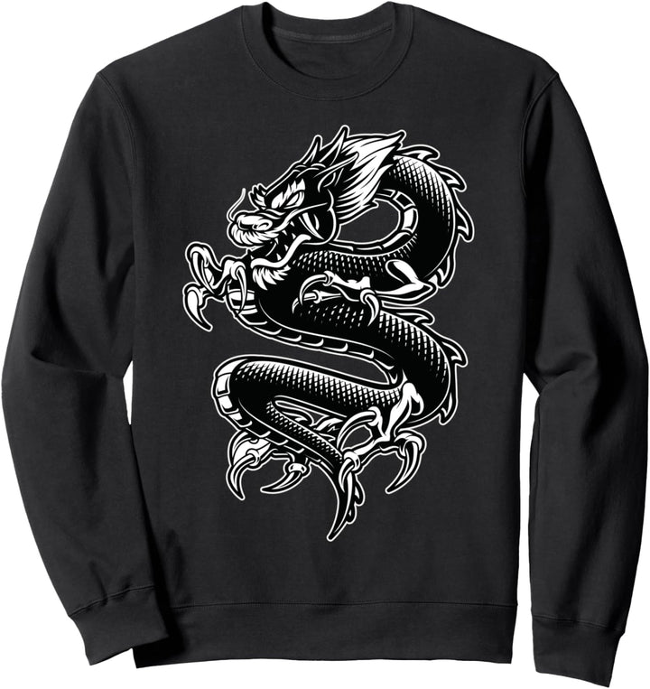 Chinesischer Dragon Japanische Kunst Tokyo Drache Sweatshirt