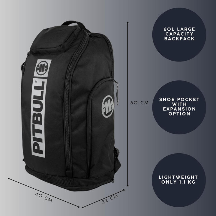PITBULL - Rucksack, Sport Rucksack für Freizeit und Reisen, Ideal Rucksack Sport als Wanderrucksack