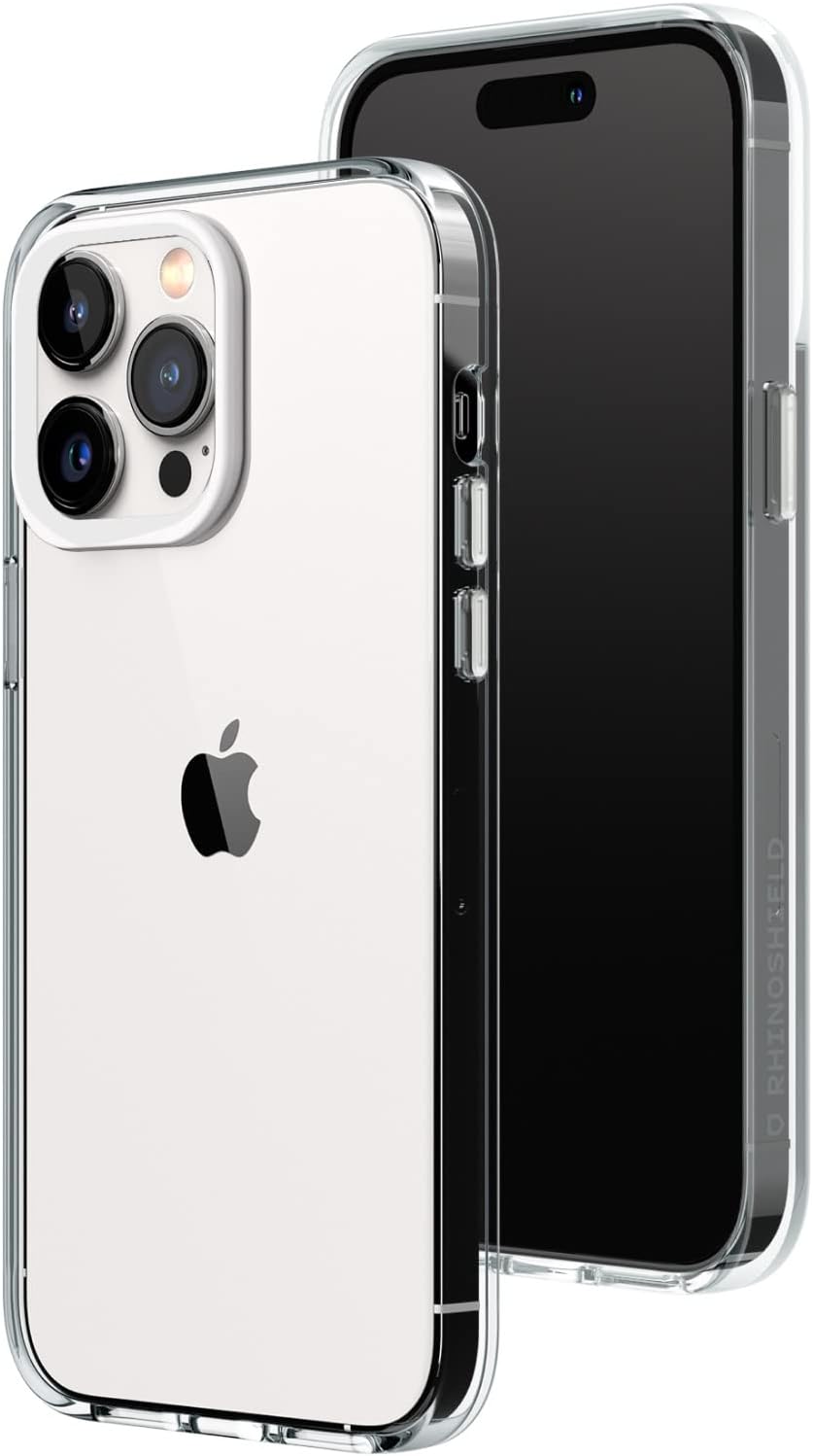 RhinoShield Crystal Clear Case kompatibel mit [iPhone 13 Pro Max] | Fortschrittliche Vergilbungsresi
