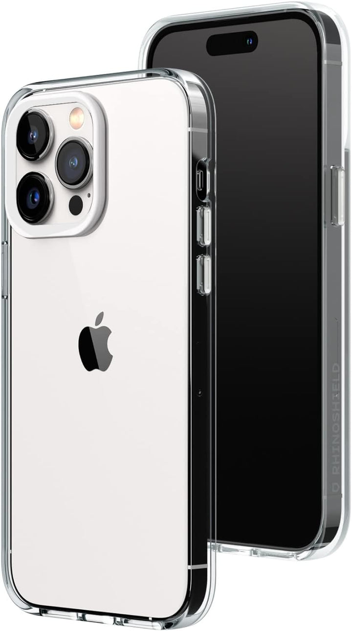 RhinoShield Crystal Clear Case kompatibel mit [iPhone 13 Pro Max] | Fortschrittliche Vergilbungsresi