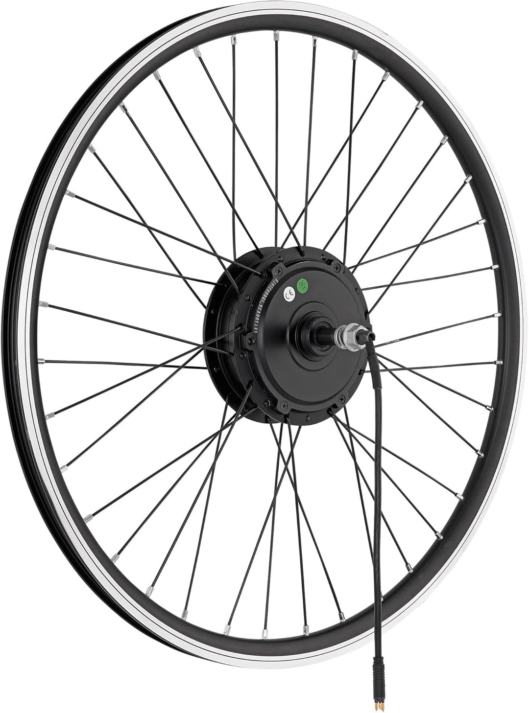 windmeile | E-Bike Nabenmotor Hinderrad, eingespeicht, Schwarz, 20''/26''/28'', 36V/48V, 250W/500W,
