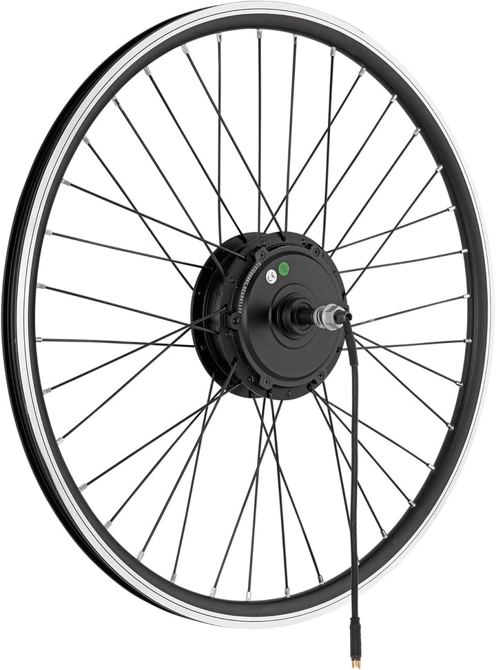 windmeile | E-Bike Nabenmotor Hinderrad, eingespeicht, Schwarz, 20''/26''/28'', 36V/48V, 250W/500W,