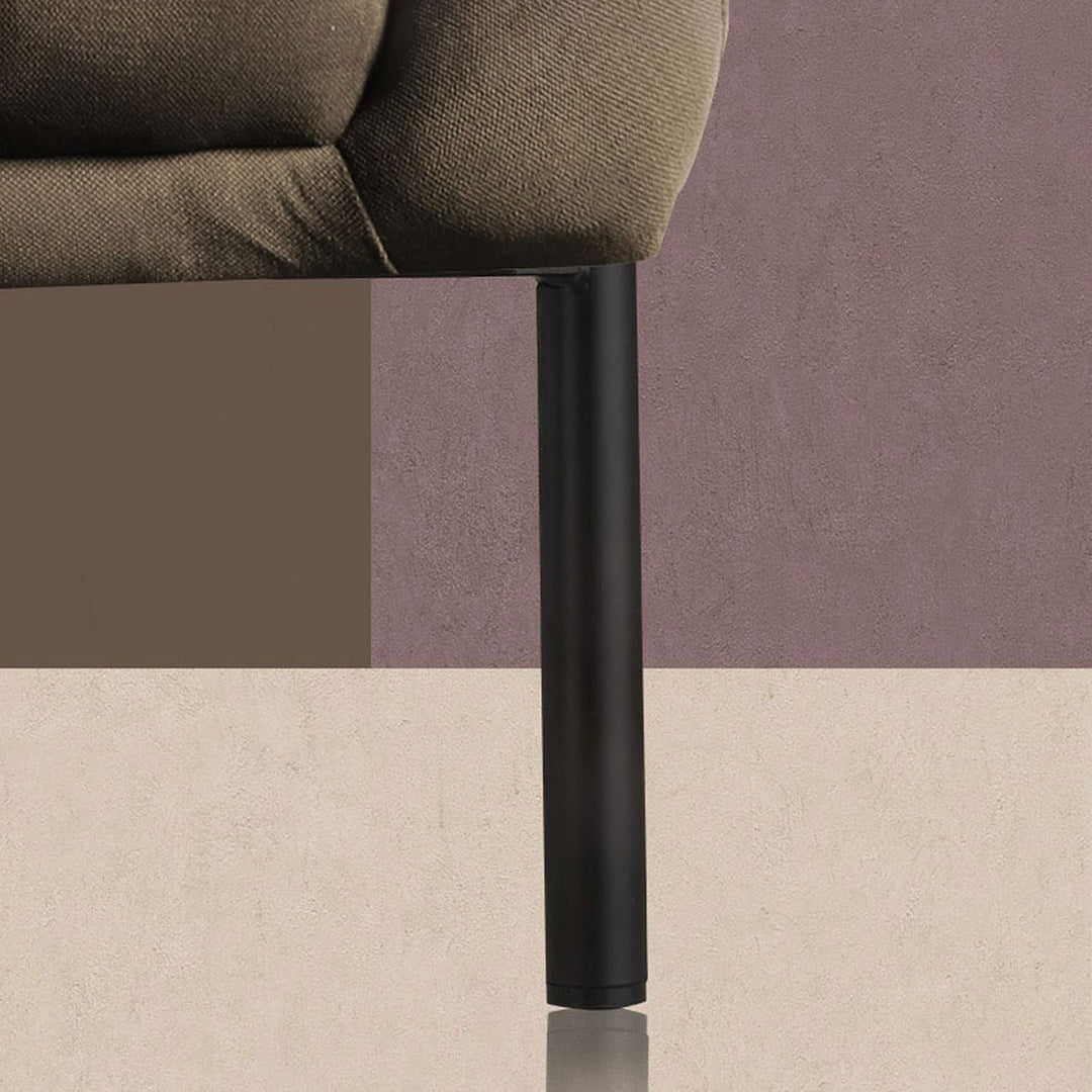 SHUIOG 4 Stück Ersatz Möbelfüsse Metall, 6" / 15cm Schwarz Möbelfüsse, DIY Möbel Füsse Tischbeine Sc