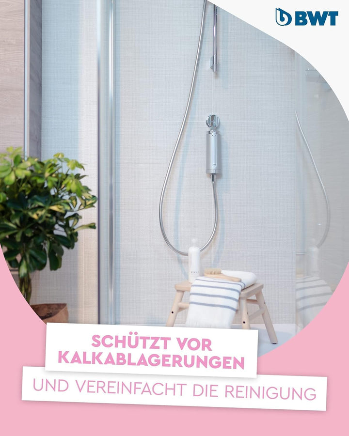 BWT Quick & Clean Antikalk-Filtersystem Jahrespaket | Reinigung per Knopfdruck für ein kalkfreies Ba