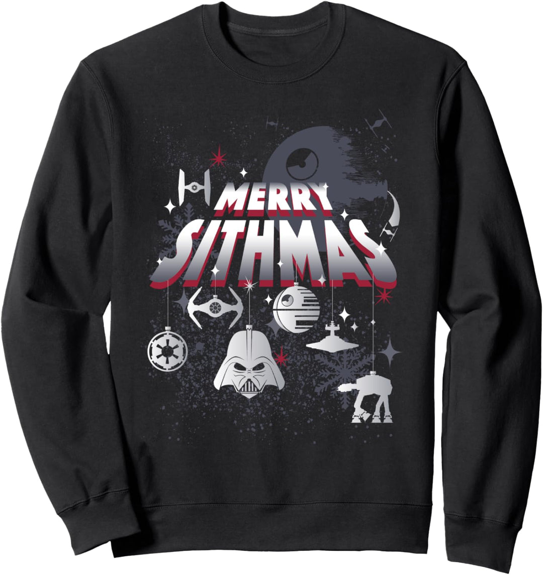 Star Wars Christmas Dark Side Group Shot Merry Sithmas Sweatshirt