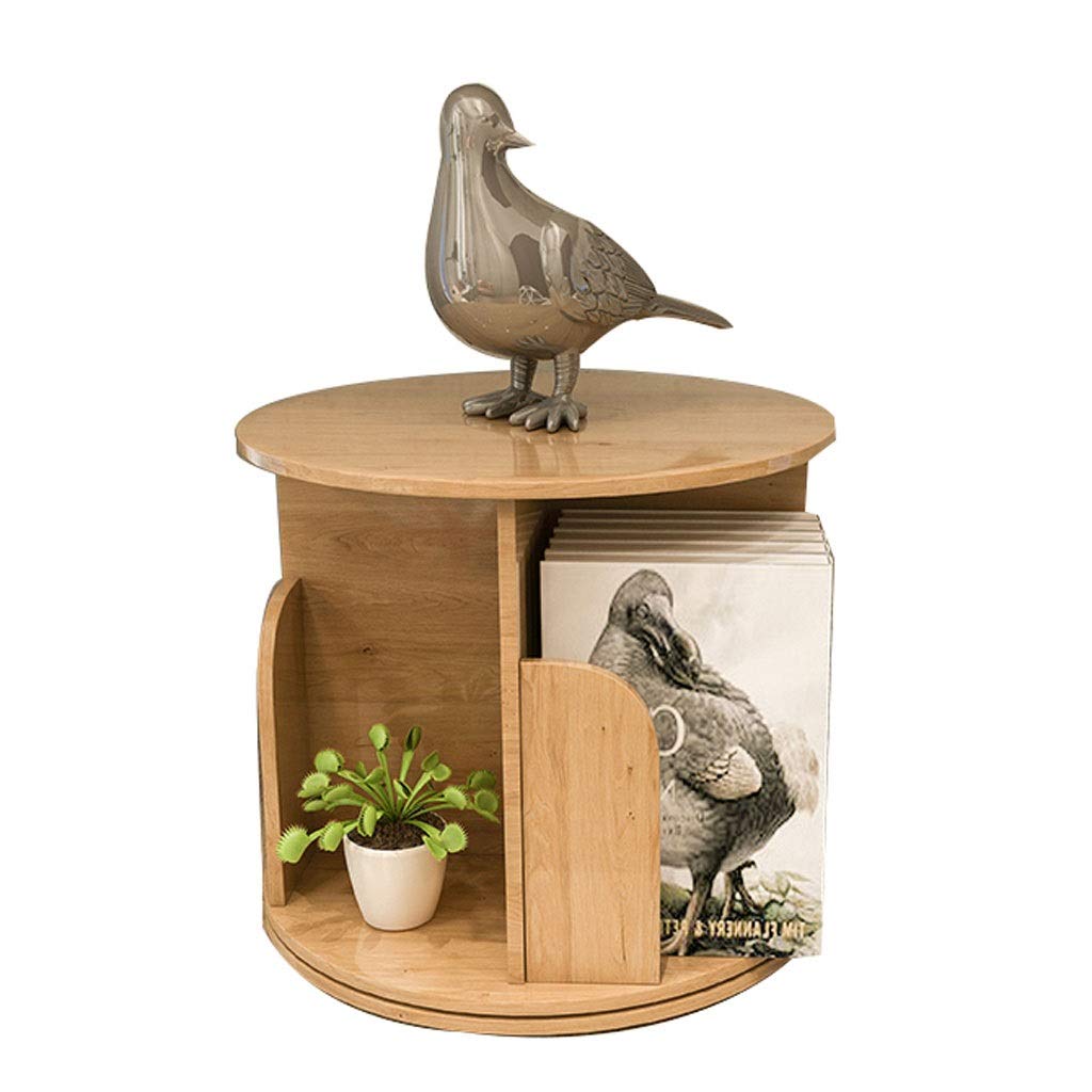 xuejuanshop Büro Bücherregal Desktop rotierende Bücherregal Bürospeicherregal Organizer Bürobedarf M