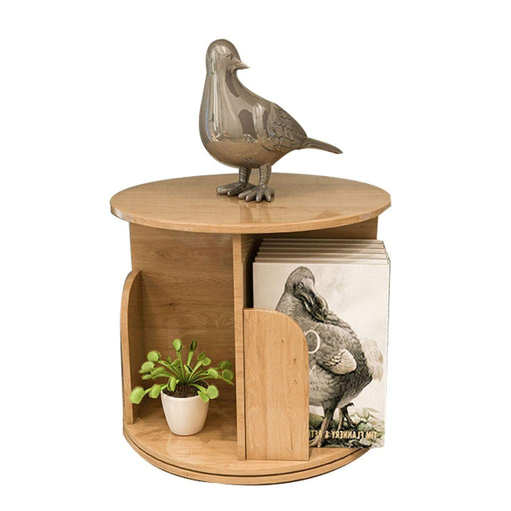 xuejuanshop Büro Bücherregal Desktop rotierende Bücherregal Bürospeicherregal Organizer Bürobedarf M