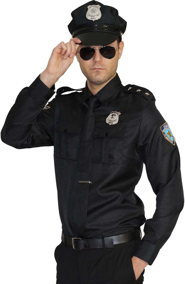 MAYLYNN 15145 - Kostüm Polizist Cop Polizei Uniform Polizistenkostüm XXL, XXL