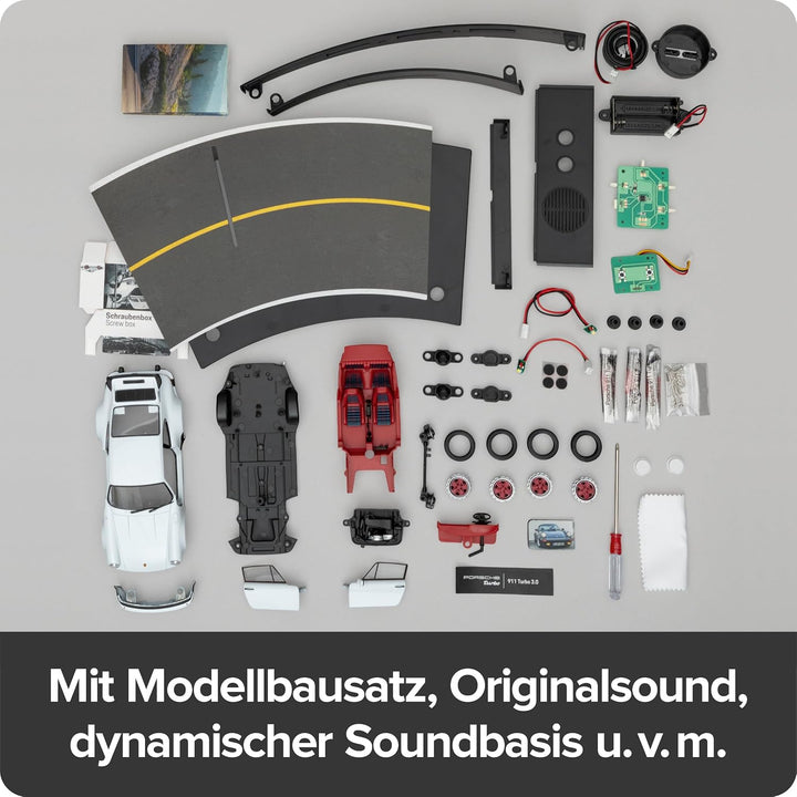 FRANZIS 67322 - Porsche 911 Turbo Adventskalender, Modellbausatz 1:24