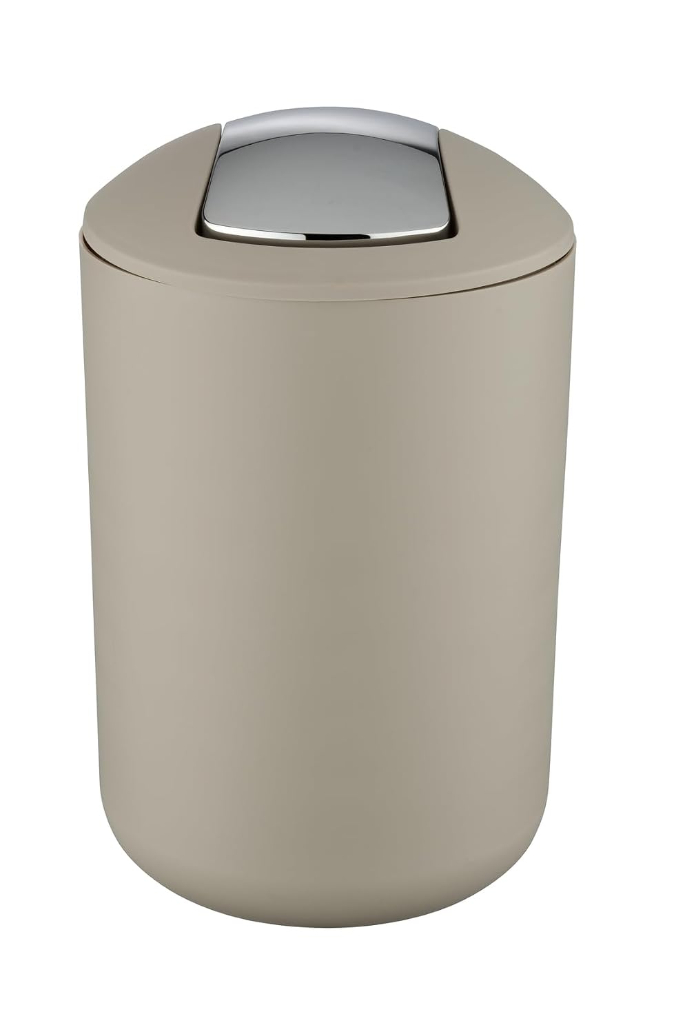 WENKO Kosmetikeimer Mod. Brasil L, 6,5 Liter Bad-Mülleimer mit Schwingdeckel, aus bruchsicherem Kuns