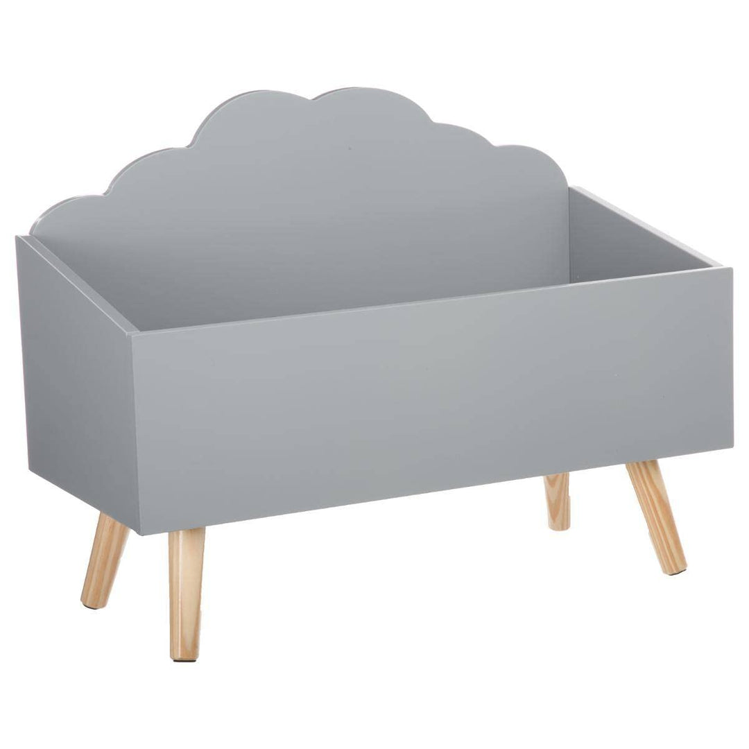 Atmosphera - Kinderbox Wolke grau - Grau L. 58 x l. 45 x H. 28 cm Grau, L. 58 x l. 45 x H. 28 cm Gra