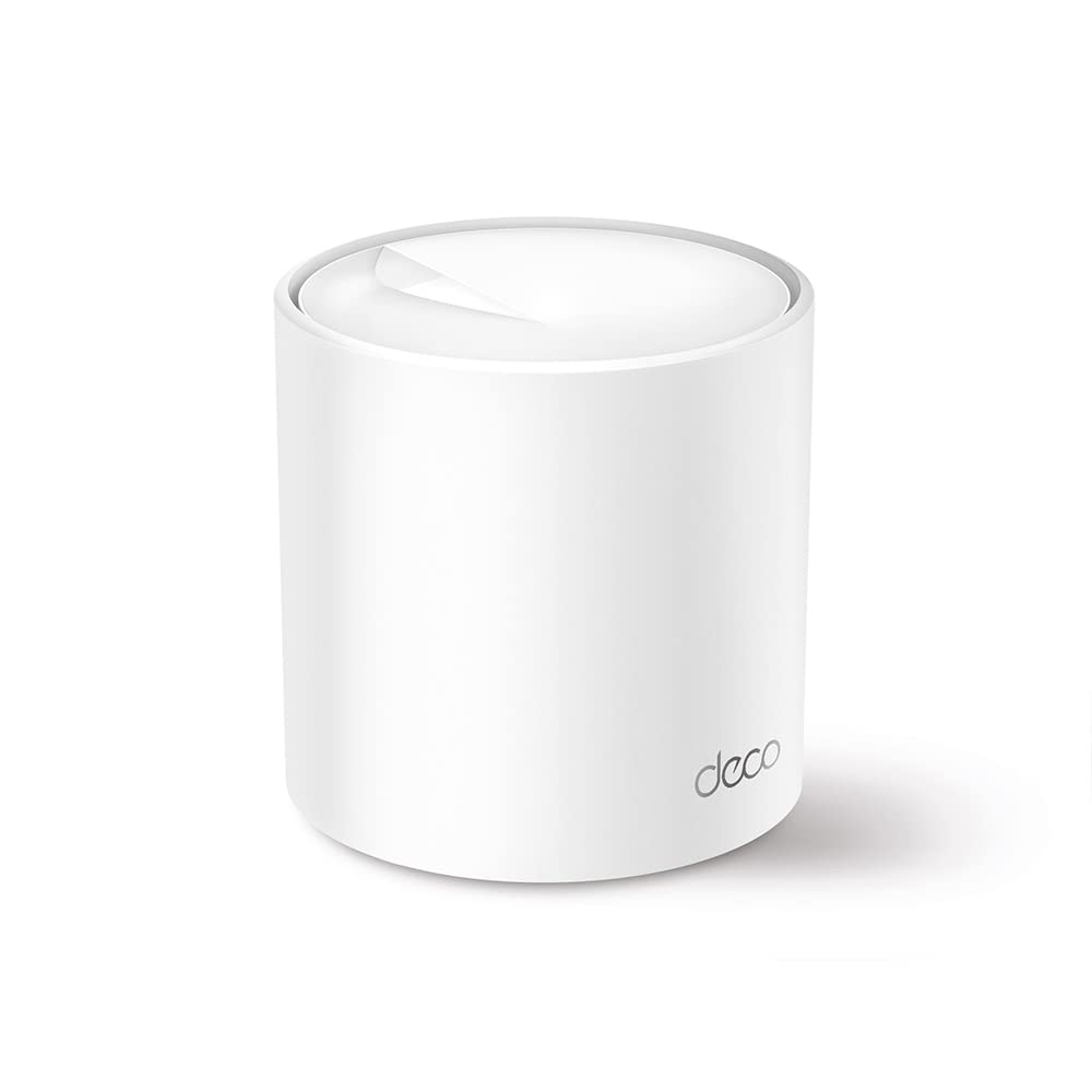 TP-Link Deco X60 Mesh WLAN Set (1 Pack), Wi-Fi-6 AX5400 Dual Band Router & Repeater, 2x Gigabit Port