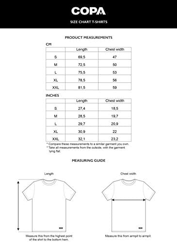 COPA Herren Fussball Ground Sign T-Shirt Rundhals T-Shirt S Schwarz