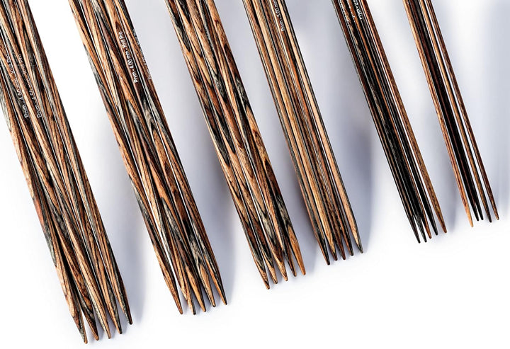 Prym Set Natural 20 cm Strumpfstricknadel, Holz, Mehrfarbig