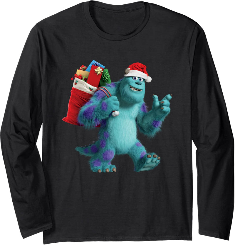 Disney PIXAR Monsters University Santa Sulley Holiday Langarmshirt