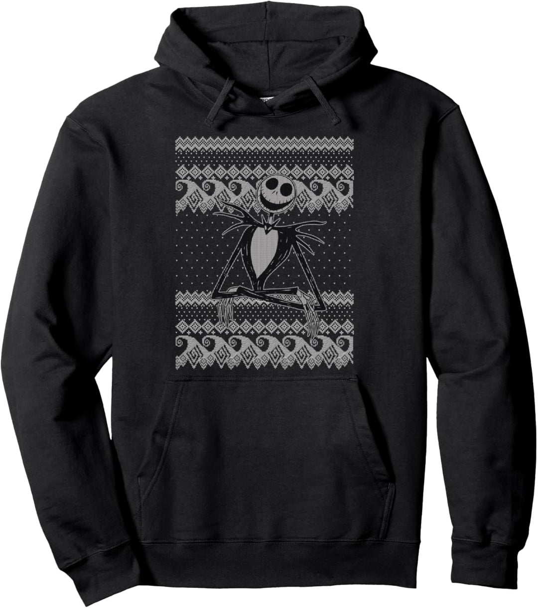 Disney Nightmare Before Christmas Jack Weihnachtspullover Pullover Hoodie