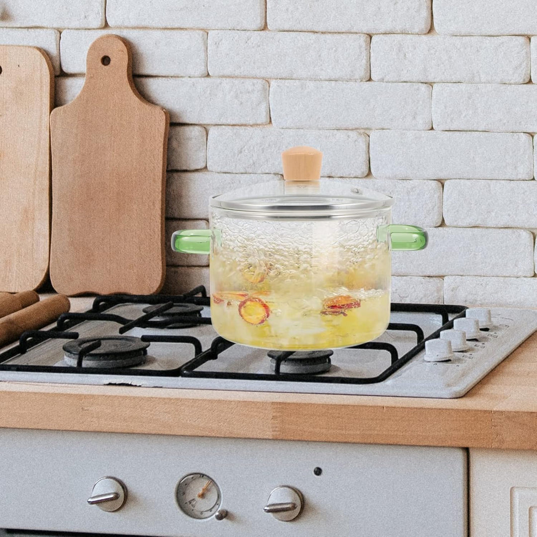 Yardwe Klare Töpfe Für Klare Töpfe Zum Kochen Potpourri Kochender Topf Koreanischer Ramen-Topf Kocht