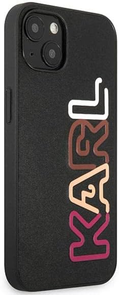 KARL LAGERFELD KLHCP13SPCOBK Hülle für iPhone 13 Mini 5,4" schwarz/Black hardcas