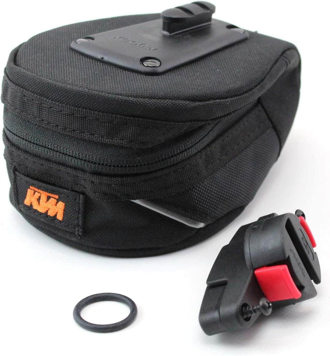 KTM Satteltasche Europa mit Klickfix Adapter - GR. S, M, Grösse:M