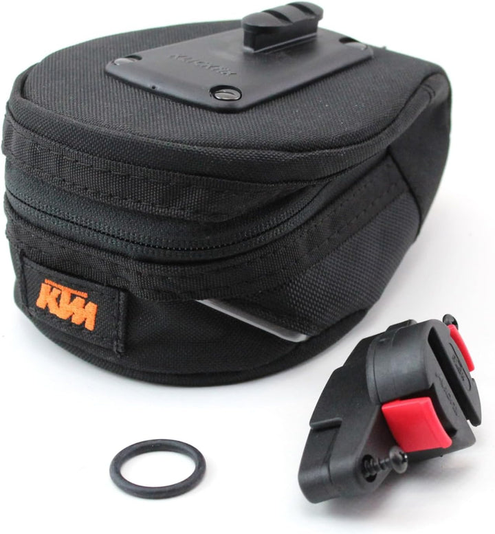 KTM Satteltasche Europa mit Klickfix Adapter - GR. S, M, Grösse:M