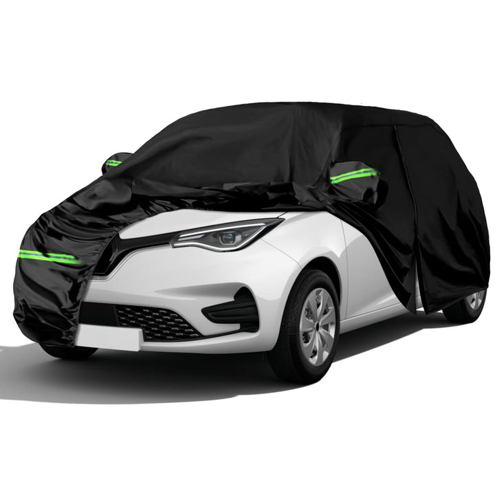 Autoabdeckung Passend für Renault Zoe 2012-2024, wasserdichte Vollgarage Autoplane mit Reissverschlu