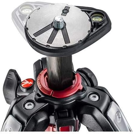 Manfrotto MT190CXPRO4 Stativ aus Kohlefaser, 4 Abschnitte, Schwarz Carbon Fibre 4 Segm Stativ, Carbo