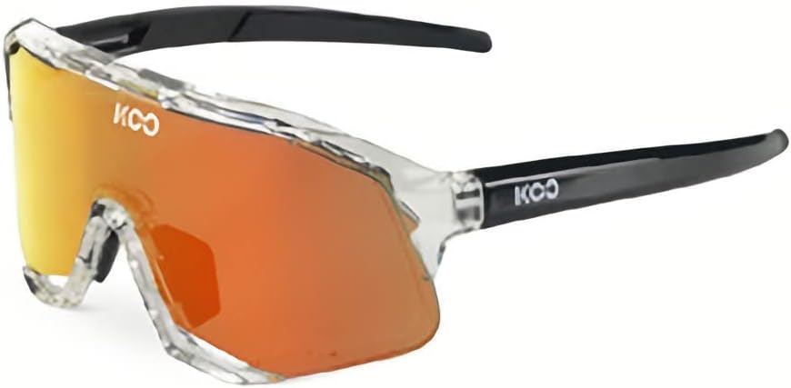 KOO Demos Sunglasses I Performance Eyewear for Road, MTB Cyclists & Cyclocross Sports Kristall Rot,