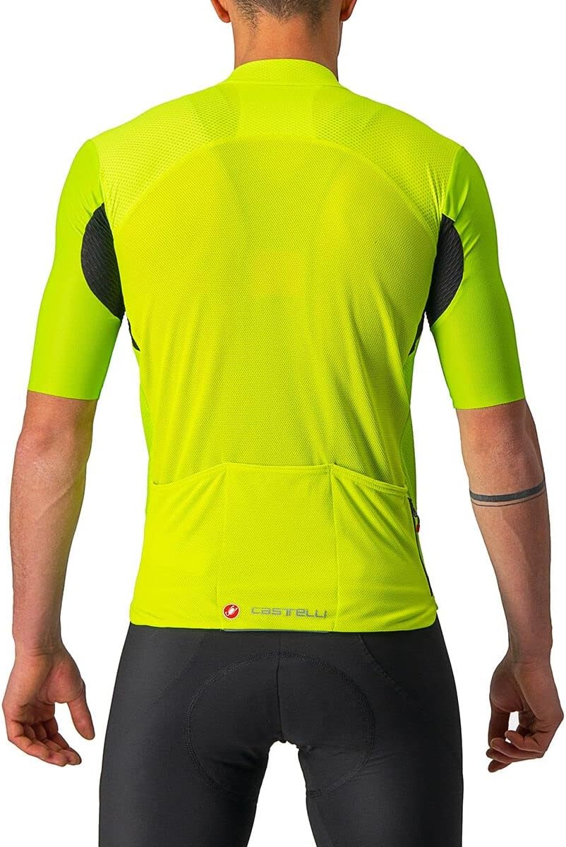 CASTELLI Men's Endurance Elite JRS Sweatshirt, Elektrischer Kalk/Schwarz-Blau-Magnern, S