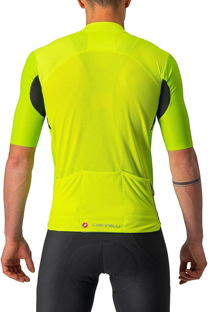 CASTELLI Men's Endurance Elite JRS Sweatshirt, Elektrischer Kalk/Schwarz-Blau-Magnern, S