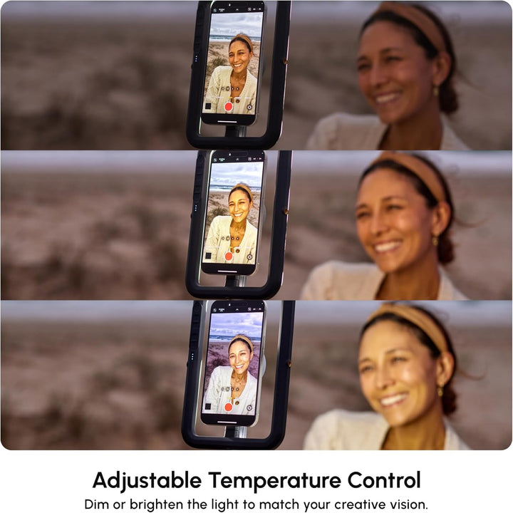 ShiftCam SnapStudio Light - LED-Magnetringlicht mit regelbarer Helligkeit, regelbarer Temperatur, US