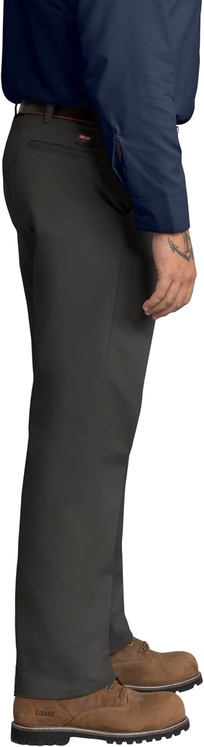 Red Kap Herren Knitterfreie Arbeitshose mit normaler Passform aus Twill-Mischgewebe Hose 42W / 32L A