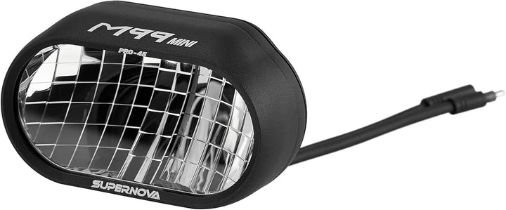 SUPER NOVA M99 Mini Pro 25 E-Bike Frontlicht U-Serie Fahrradbeleuchtung, Black, 1150 Lumen Single, S