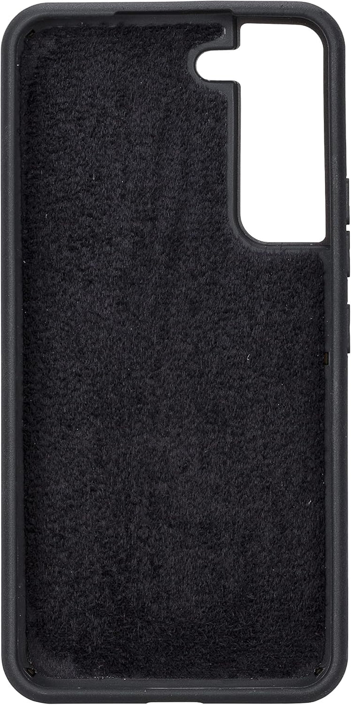 Solo Pelle Lederhülle für das Samsung Galaxy S22 Hülle aus echtem Leder, Model: Stanford (Matt Schwa