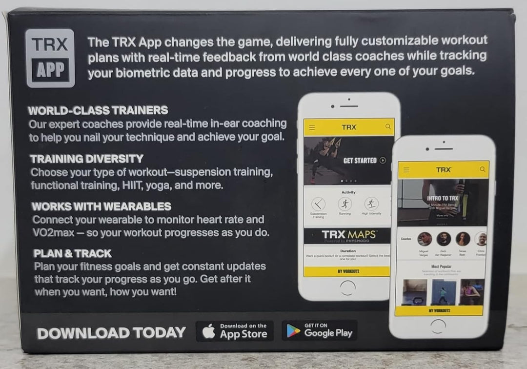 TRX Pro 4 Werkzeug Trainings in Suspension, schwarz/gelb