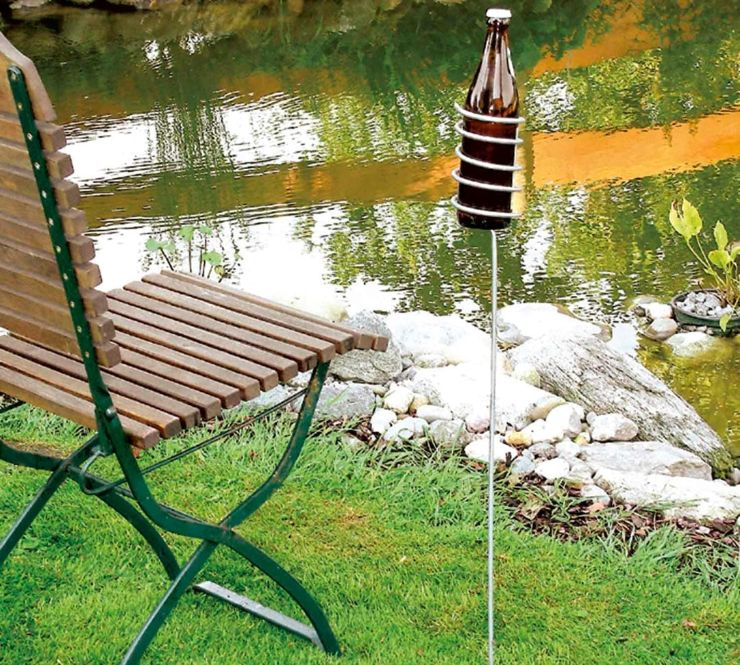 Gartenwelt Riegelsberger 1 Stück Bierflaschenhalter 100 cm Flaschenhalter Bierflasche Bier