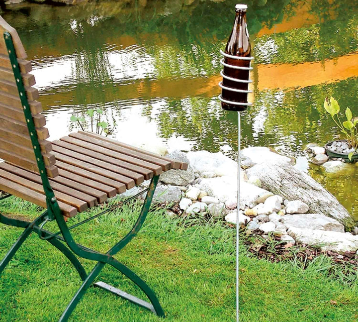 Gartenwelt Riegelsberger 1 Stück Bierflaschenhalter 100 cm Flaschenhalter Bierflasche Bier