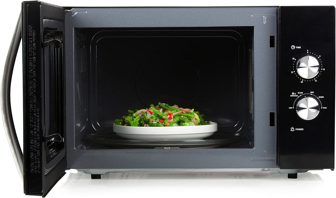 Domo DO2431 Mikrowelle mit Ofen schwarz-silber 30 l