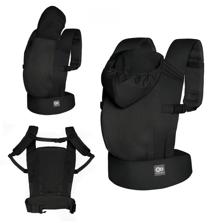 Kinderkraft ergonomische Babytrage CARRYBEE ab 3 Monaten bis 20 kg, verstellbar, feste Kapuze, aus B