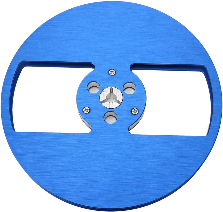 7-Zoll-Leerspule, Aluminiumlegierung, 2-Loch-Tonband-Leerspule, Ersatzteil, 184 G, für Nab-Flansch,