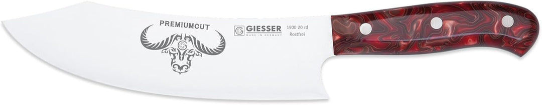 Giesser seit 1776 - Made in Germany - Kochmesser 20 cm Red Diamond, PremiumCut Chefs No 1, Küchenmes