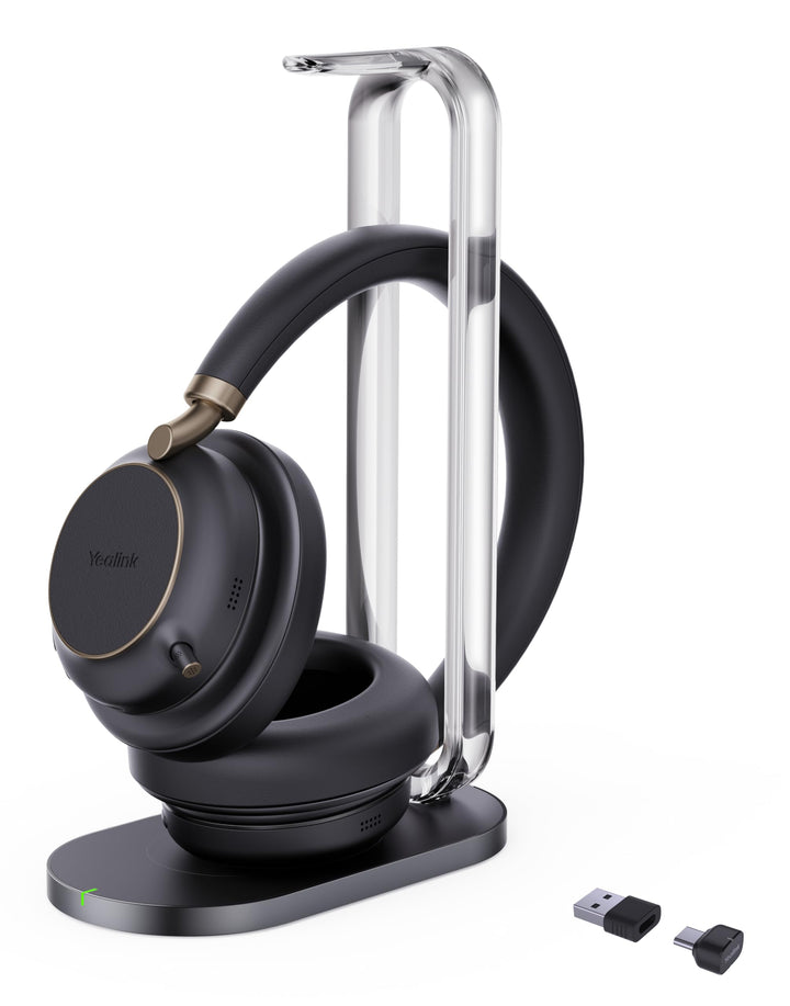 Yealink Headset BH 76 Plus inkl. Ladeständer UC Black USB-C/A
