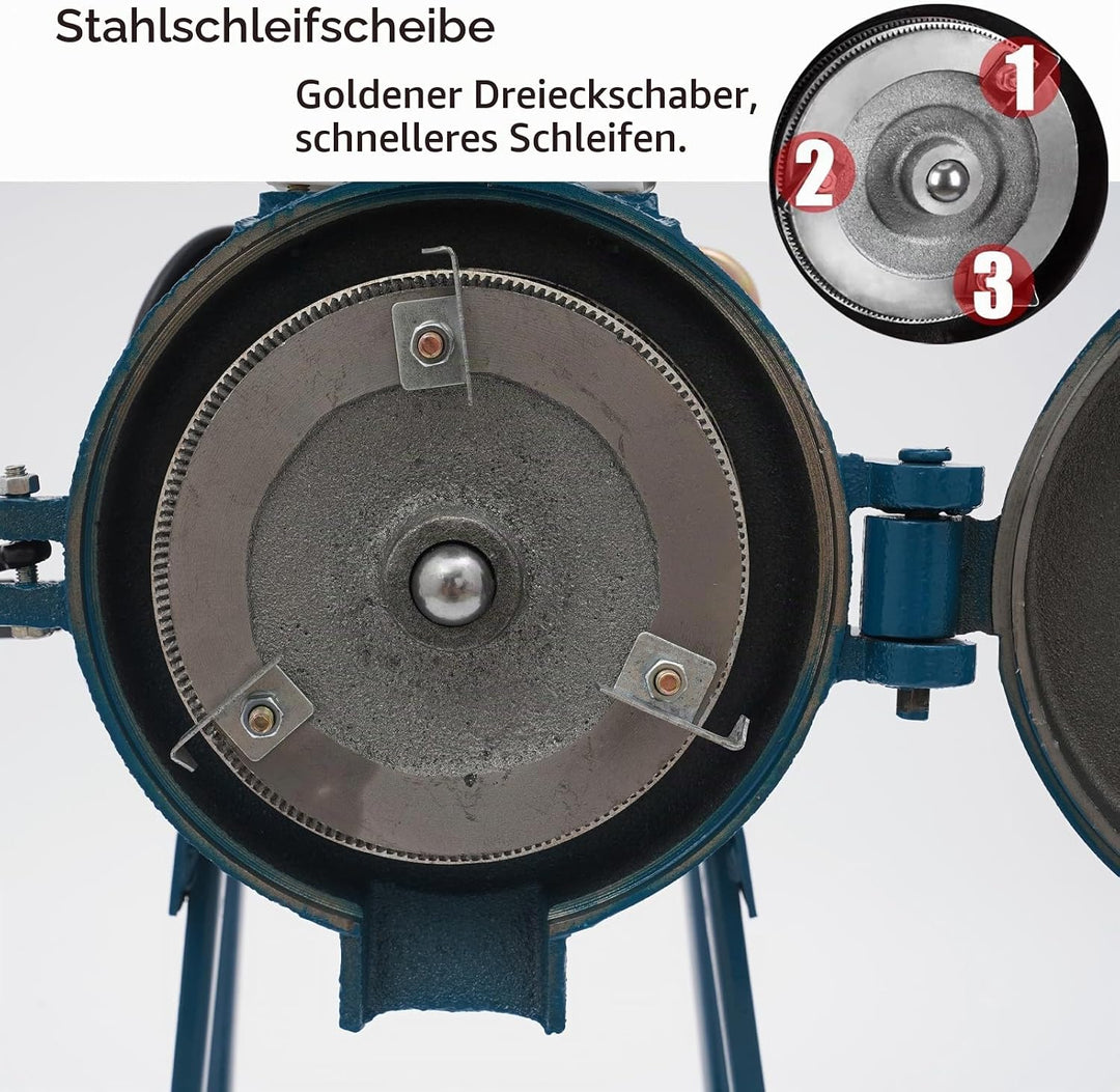 Maismühle 50-75 kg/h 2200W Elektrische-Schrotmühle, industrielle Zerkleinerer für Getreide Pfeffer S