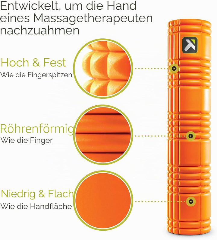 TRIGGERPOINT Gitter Orange Schaumstoffrolle, Orange Schaumstoffrolle