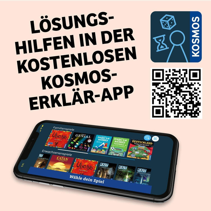 Kosmos 683436 Ubongo! Junior 3D, dreidimensionaler Knobelspass, rasantes Legespiel ab 5 Jahren, Kind