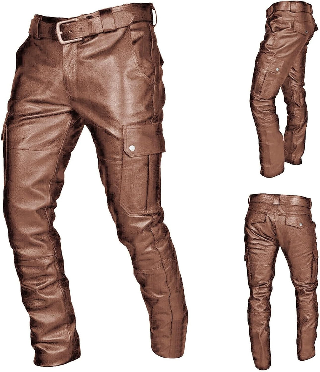 Lederhose Herren Cargo Lederhose Herren Modern Braun Lederhose Herren Outdoor Regular Fit Lederhose
